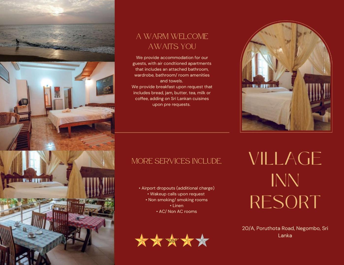 Village Inn Resort Негомбо Экстерьер фото